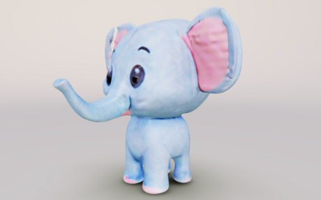Second Life Marketplace - blue elephant plush toy